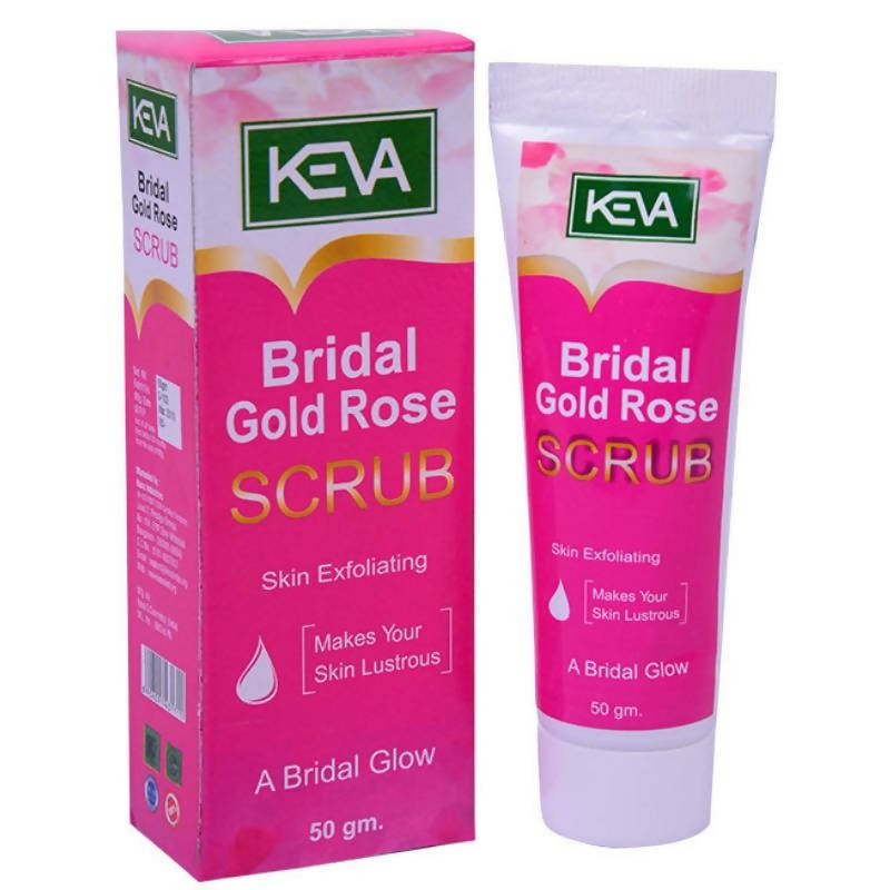 Image 1 of 50 gm / Pack of 1 for the product Keva Bridal Gold Rose Scrub