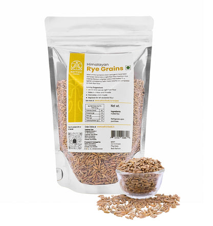 Image 7 of 400 gm for the product Sattvic Foods Himalayan Rye Grains | Rich in Dietary Fibre