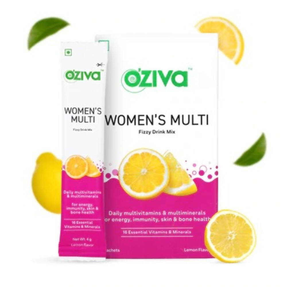 Image 1 of 6 Sachets / Pack of 1 for the product OZiva Women's Multivitamins Fizzy Drink Mix
