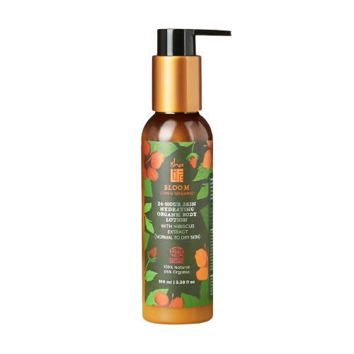 Image 1 of 100 ml for the product Isha Life 24 Hours Skin Hydrating Organic Body Lotion With Hibiscus Extract
