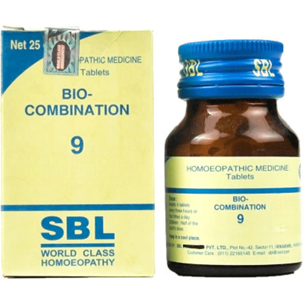 Image 1 of 25 gm for the product SBL Homeopathy Bio - Combination 9 Tablets