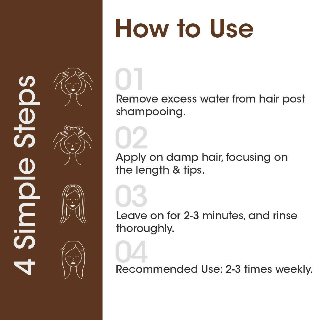 Image 5 of TAC - The Ayurveda Co. Bhringabali Hair Conditioner for Dry & Frizzy Hair with Amla & Bhringraj