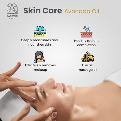 Image 7 of Sattvic Foods Avocado Oil | Extra Virgin, Organic & Cold-Pressed