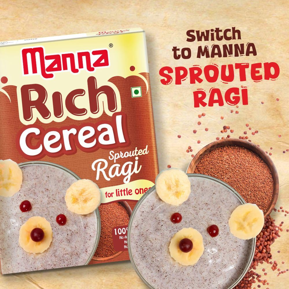 Image 2 of Manna Sprouted Ragi Baby Cereal