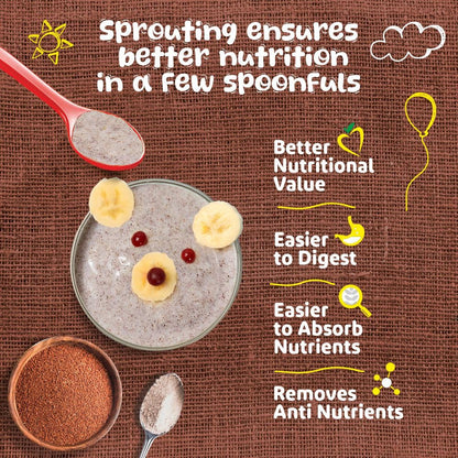 Image 3 of Manna Sprouted Ragi Baby Cereal