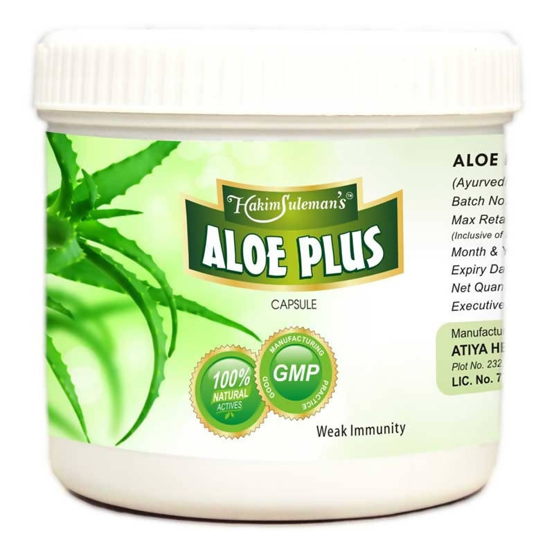 Image 1 of 60 Capsules for the product Hakim Suleman's Aloe Plus Capsules