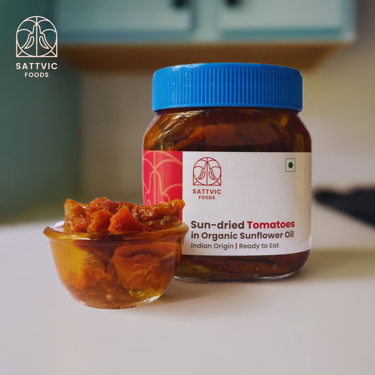 Image 2 of Sattvic Foods Sun-Dried Tomatoes in Sunflower Oil | Ready to Eat