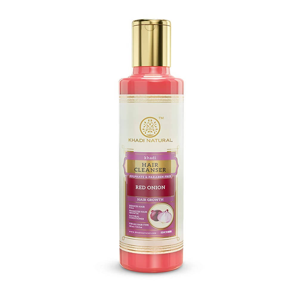 Image 1 of 210 ml for the product Khadi Natural Red Onion Hair Cleanser