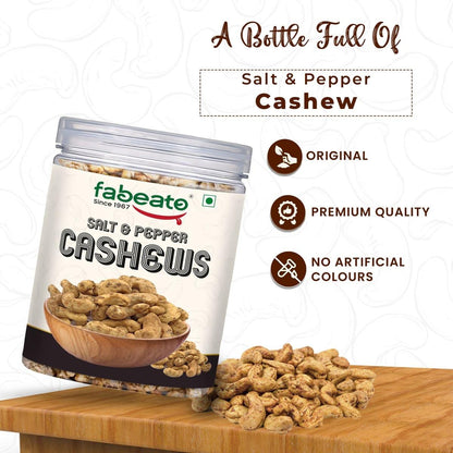 Image 3 of Fabeato Salt & Pepper Cashews 250g