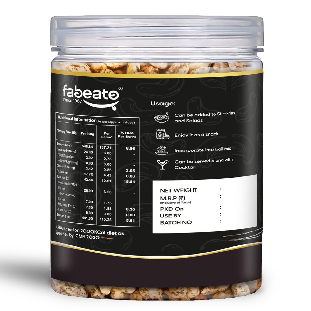Image 7 of Fabeato Salt & Pepper Cashews 250g