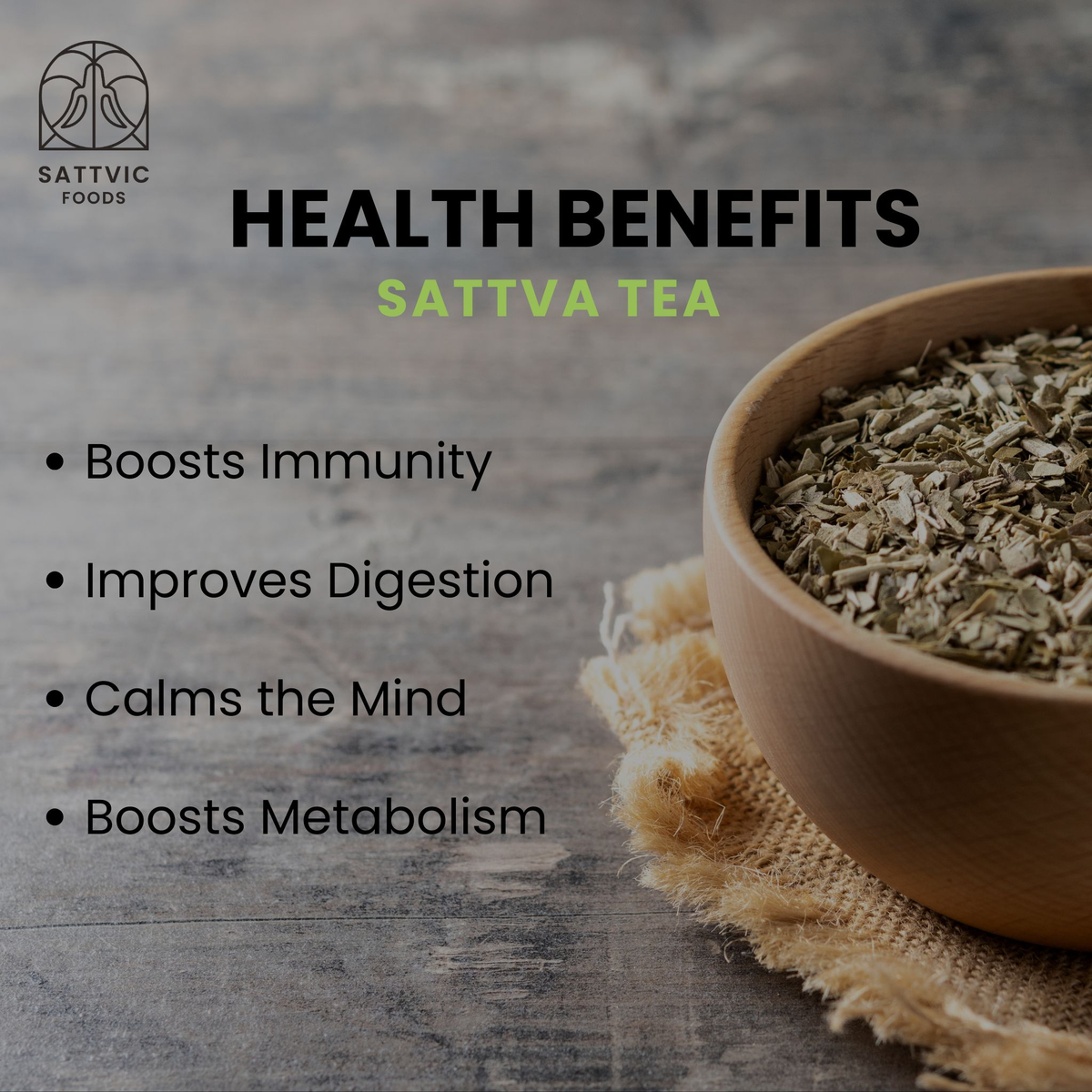 Image 4 of Sattvic Foods Sattva Tea |  Ayurvedic, Herbal, Detox Blend