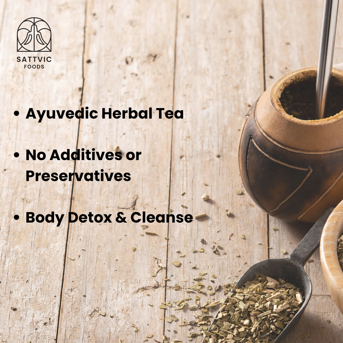 Image 3 of Sattvic Foods Sattva Tea |  Ayurvedic, Herbal, Detox Blend