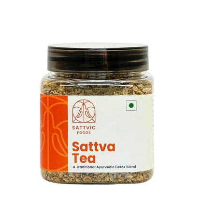 Image 10 of 60 gm for the product Sattvic Foods Sattva Tea |  Ayurvedic, Herbal, Detox Blend