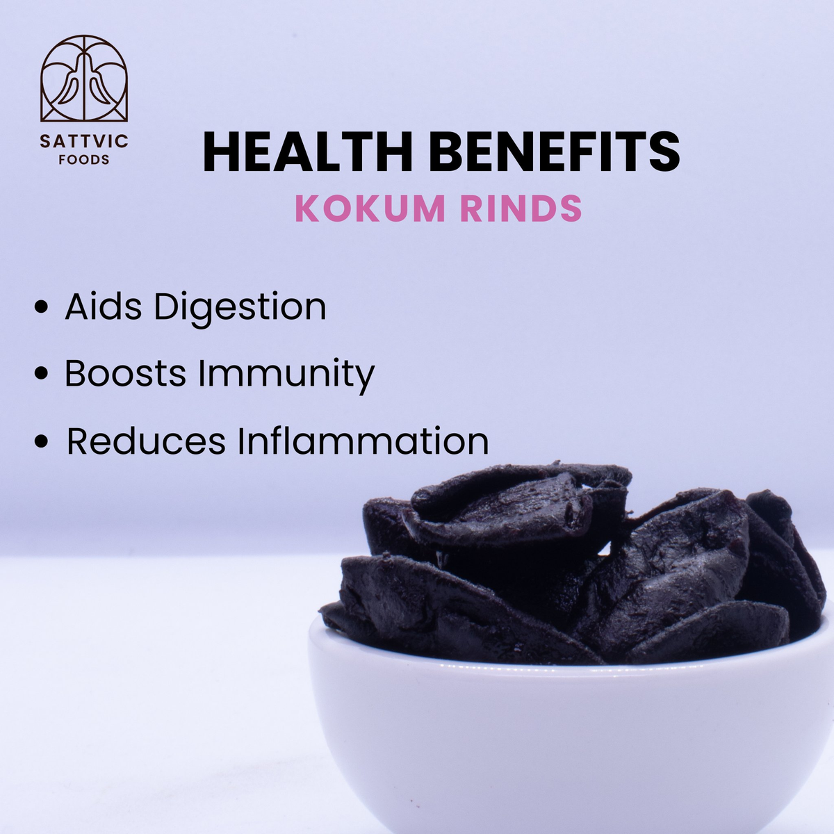Image 4 of Sattvic Foods Kokum Rind | Nutrient-Packed, Digestive Aid
