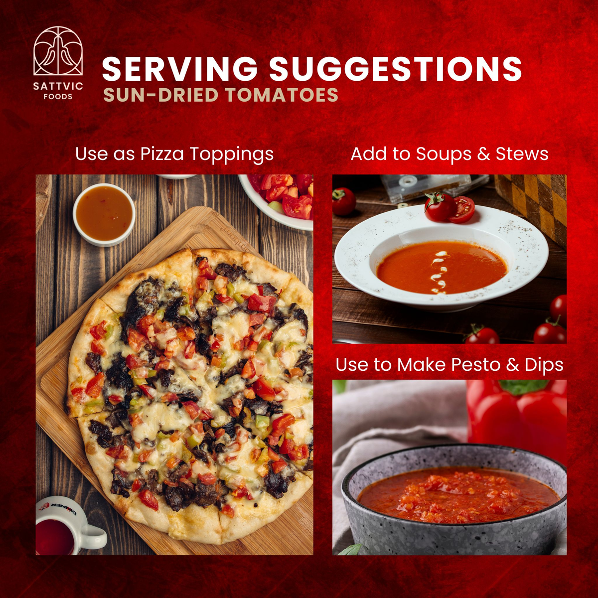 Image 5 of Sattvic Foods Sun-Dried Tomatoes | Indian Origin | 1% Olive Oil
