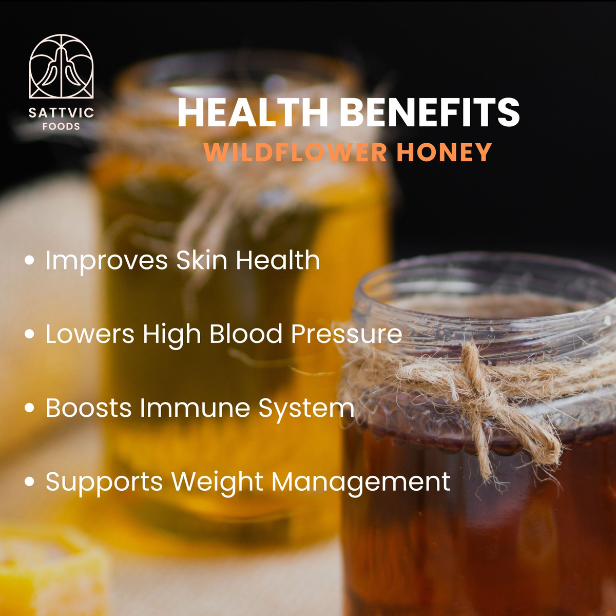 Image 4 of Sattvic Foods Kashmiri Wildflower Honey | Raw & Unfiltered