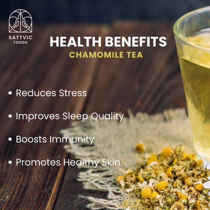 Image 4 of Sattvic Foods Chamomile Flowers: Caffeine-free, Promotes Sleep