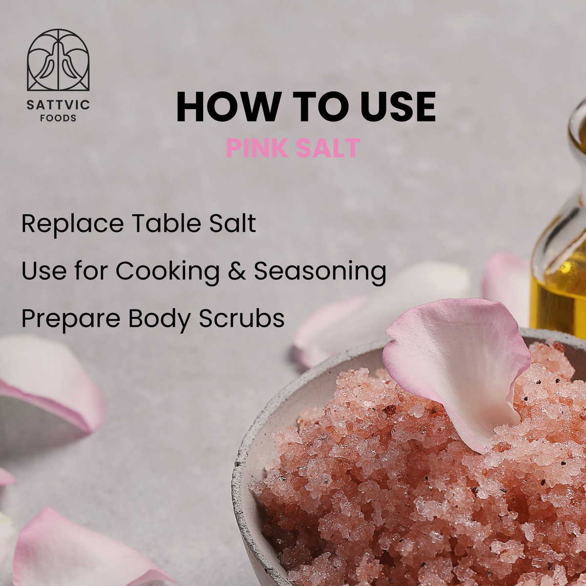 Image 5 of Sattvic Foods Himalayan Salt (Pink Salt / Stone Ground)