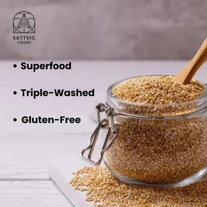 Image 3 of Sattvic Foods Organic Quinoa |  Gluten-free | Low Glycemic Index