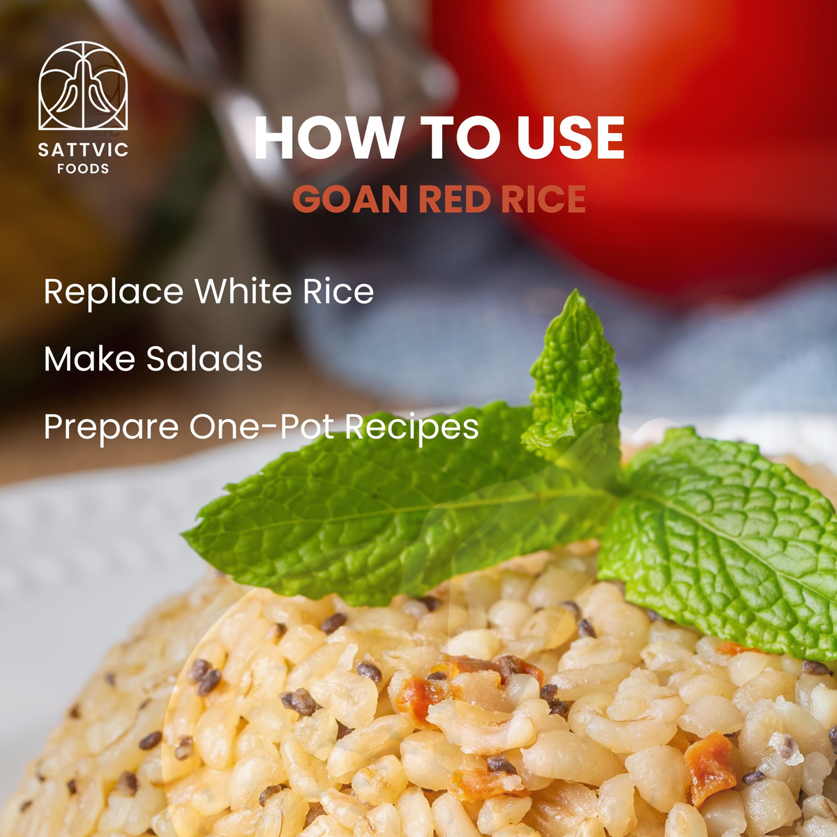 Image 5 of Sattvic Foods Organic Goan Red Rice | Fibre-Rich & Low GI