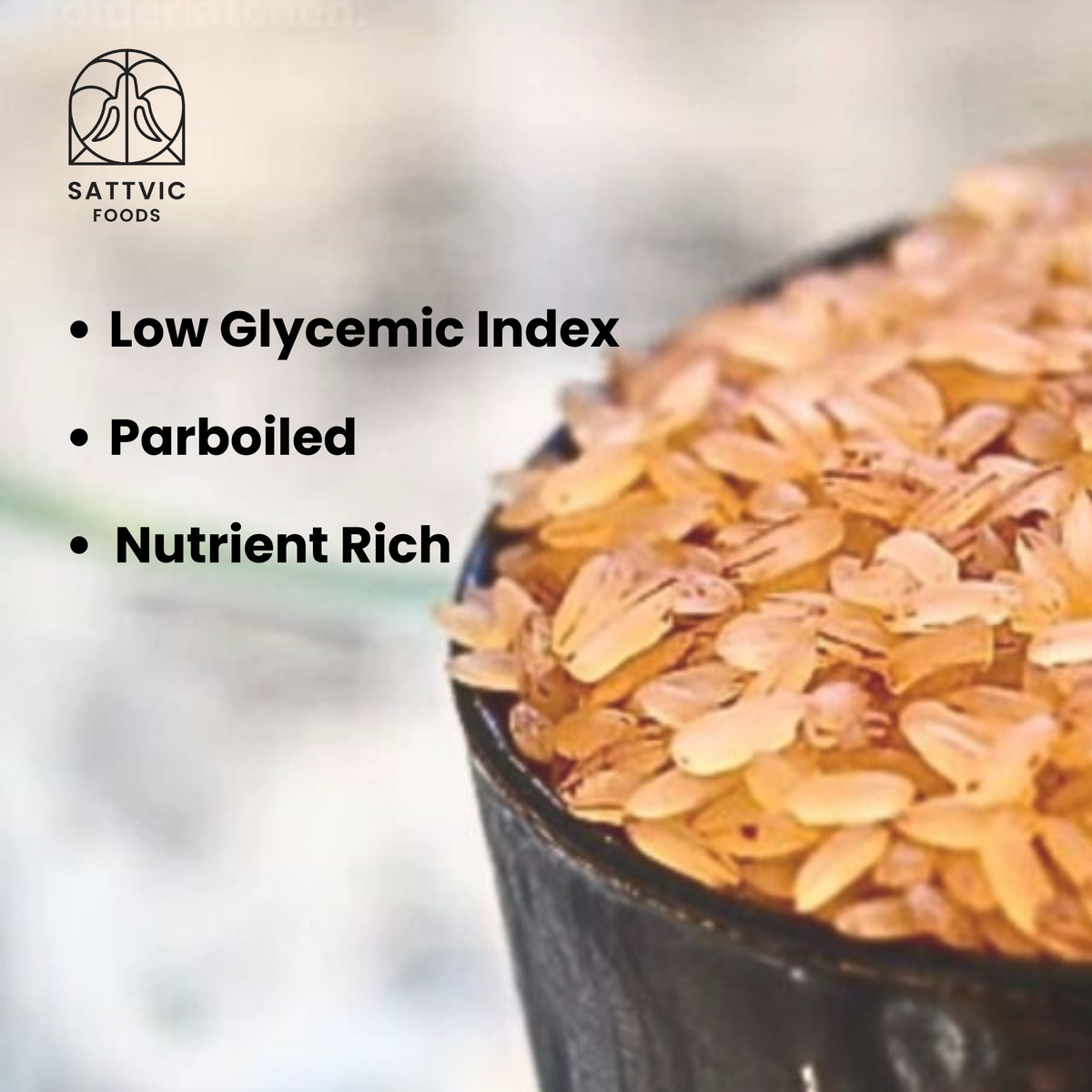 Image 3 of Sattvic Foods Organic Goan Red Rice | Fibre-Rich & Low GI