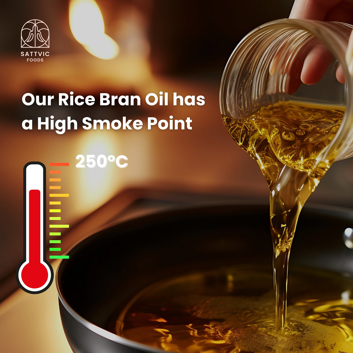 Image 6 of Sattvic Foods Rice Bran Oil | Cold-Pressed & Healthy Cooking Oil
