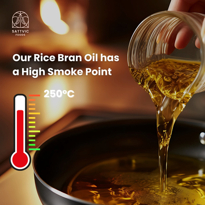 Image 6 of Sattvic Foods Rice Bran Oil | Cold-Pressed & Healthy Cooking Oil