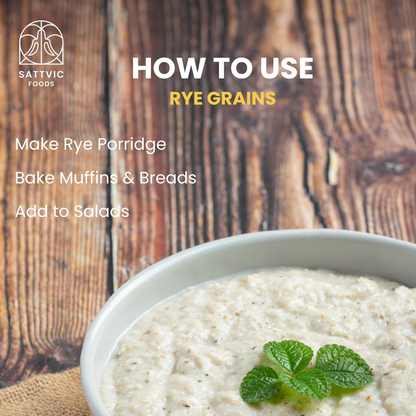 Image 5 of Sattvic Foods Himalayan Rye Grains | Rich in Dietary Fibre