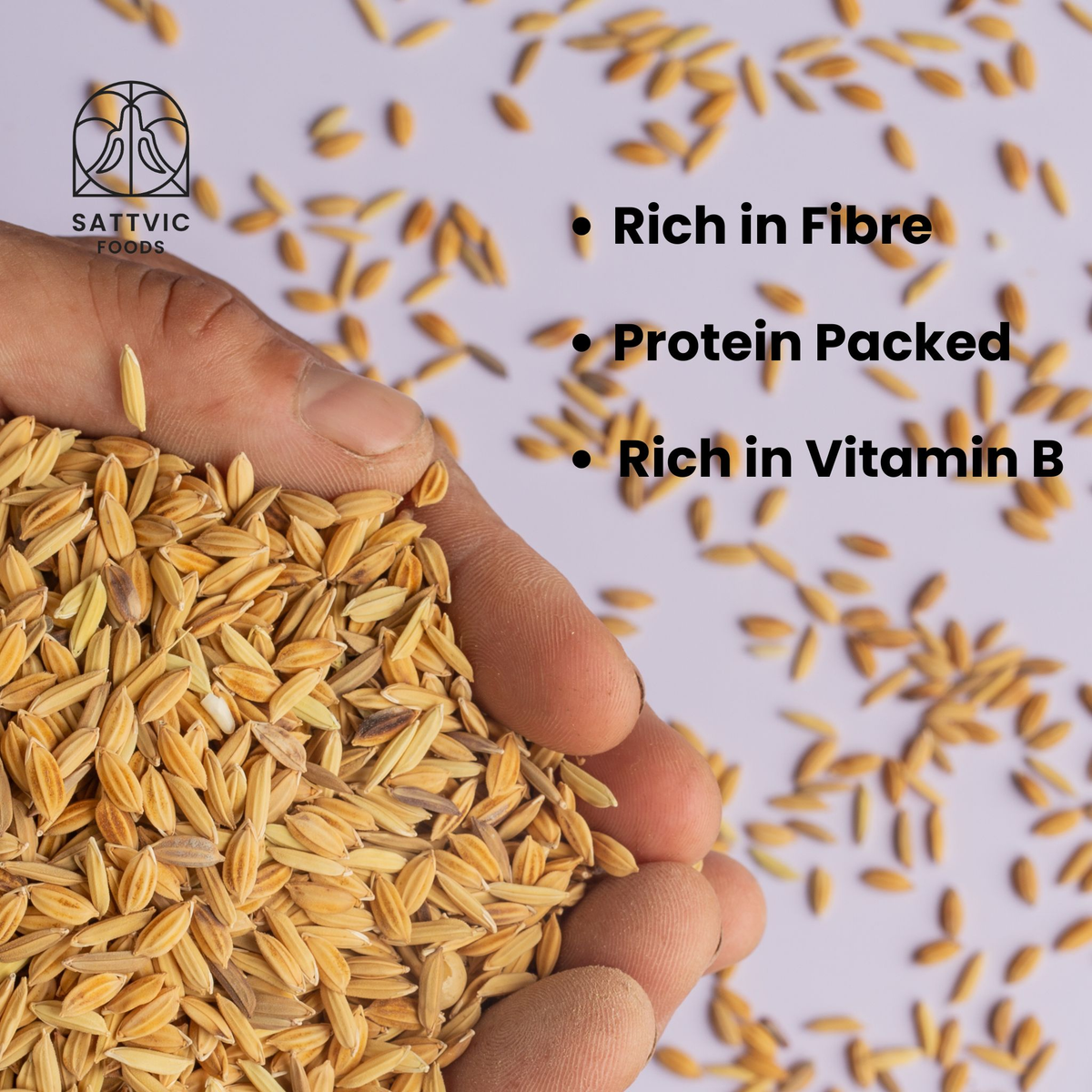 Image 3 of Sattvic Foods Himalayan Rye Grains | Rich in Dietary Fibre