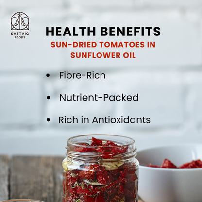 Image 4 of Sattvic Foods Sun-Dried Tomatoes in Sunflower Oil | Ready to Eat