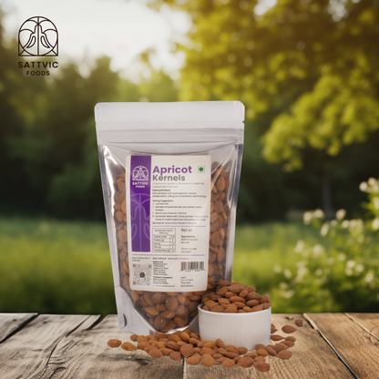 Image 2 of Sattvic Foods Sweet Apricot Kernels | Immune Boosting & Heart Healthy