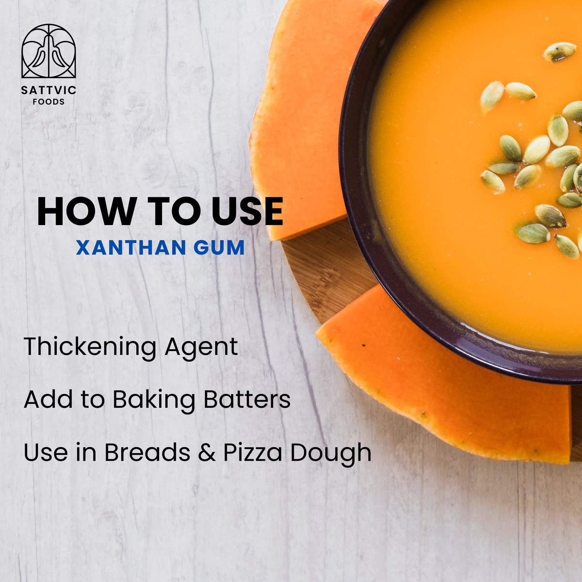 Image 5 of Sattvic Foods Xanthan Gum (Gluten-free/Vegan thickening)