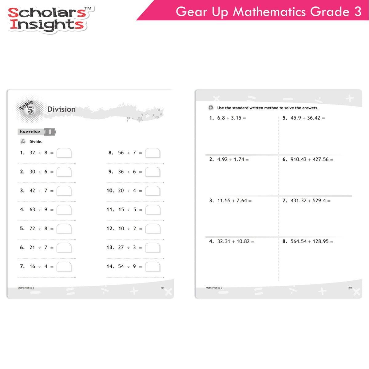 Image 6 of Scholars Insights Gear Up Maths Grade 3