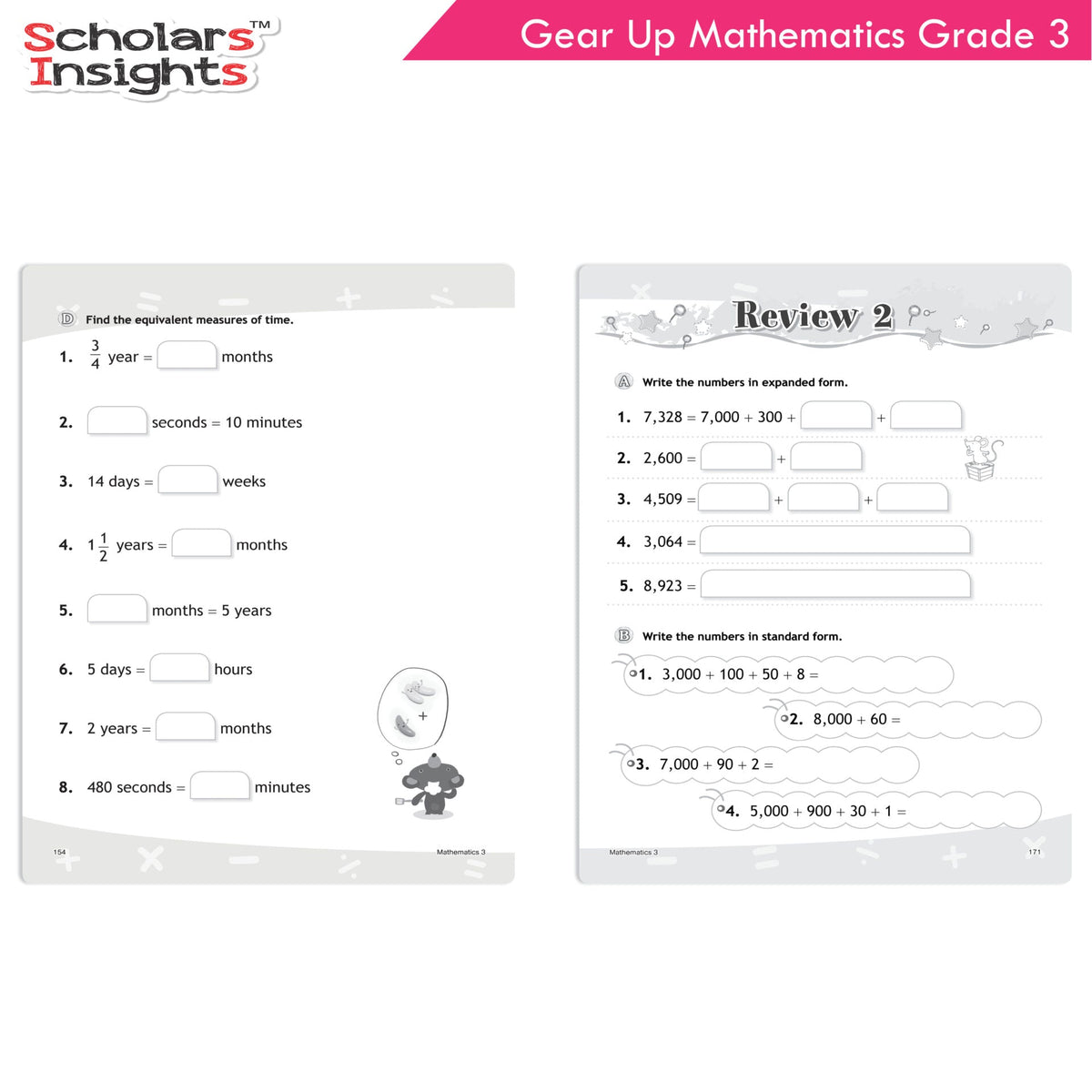 Image 9 of Scholars Insights Gear Up Maths Grade 3