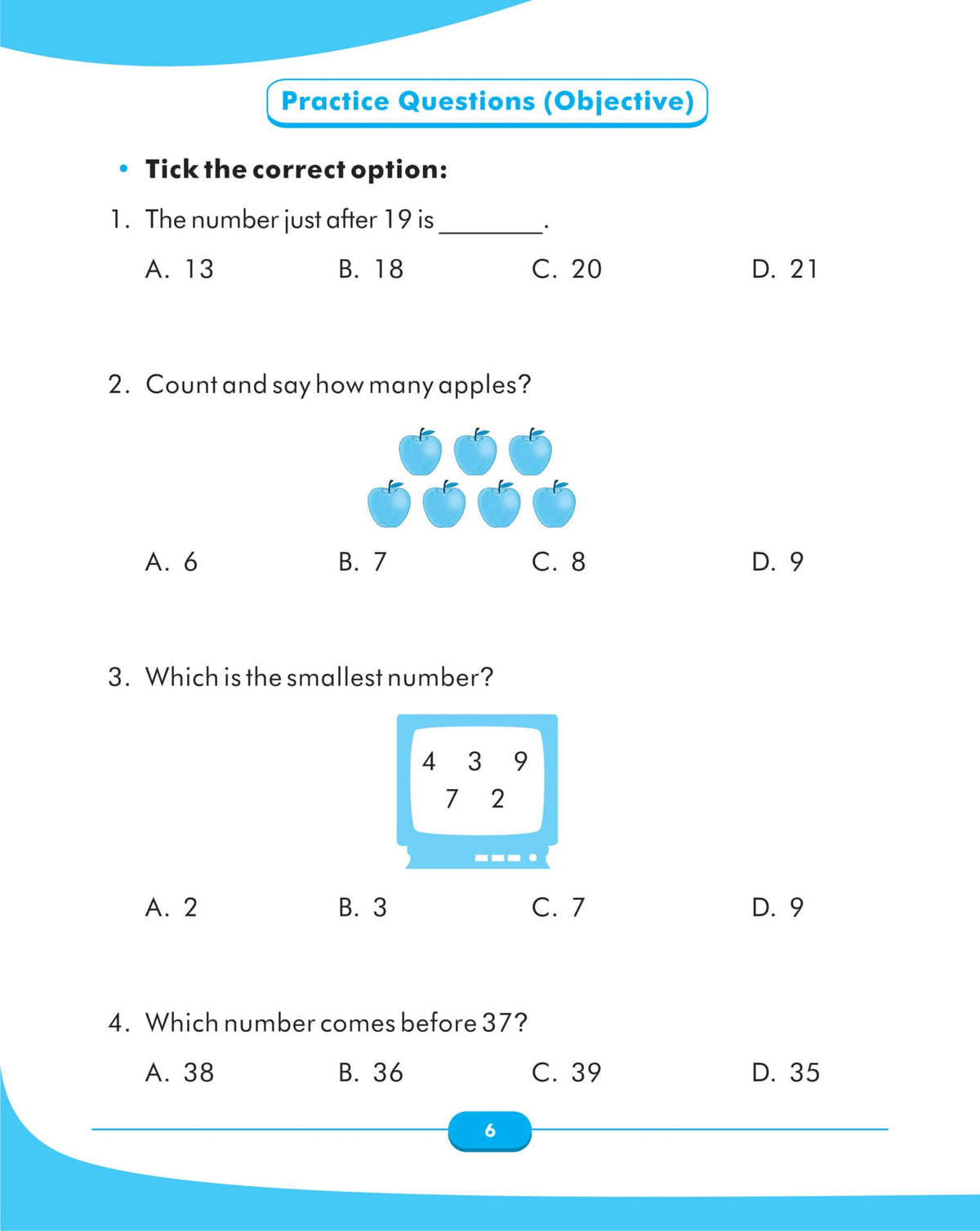 Image 6 of Scholars Insights Maths Olympiad Grade 1