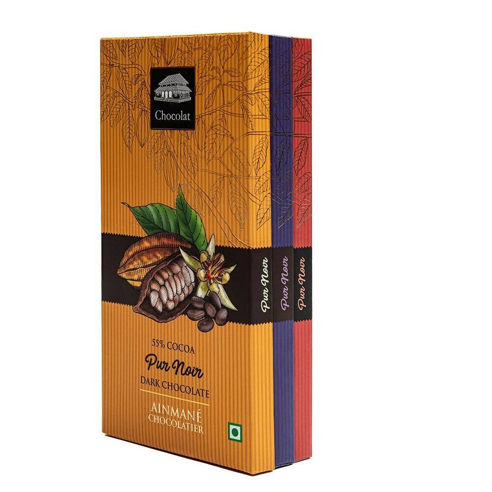 Image 1 of Combo for the product Ainmane Pur Noir Dark Chocolate Bars Pack