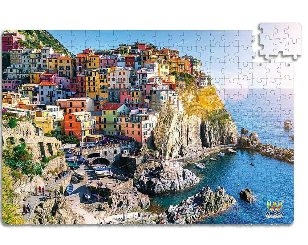 Image 3 of Webby Cinque Terre & Italy Jigsaw Puzzle- 252 Pcs