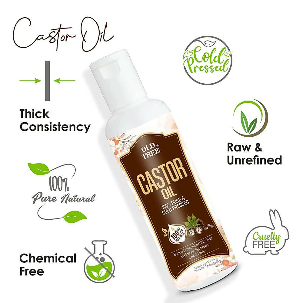 Image 2 of Old Tree Castor Hair Oil - Pure Cold Pressed