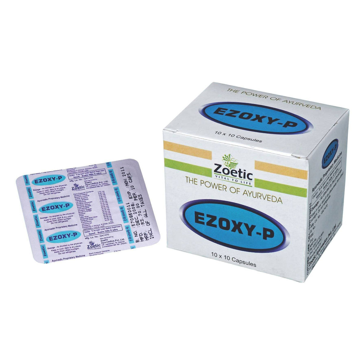 Image 1 of Zeotic Ayurveda Ezoxy-P Capsules