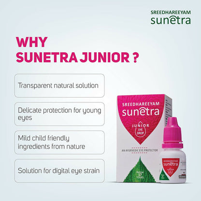 Image 3 of Sreedhareeyam Ayurveda Sunetra Junior Herbal Eye Drop (Below 17 yrs of age)