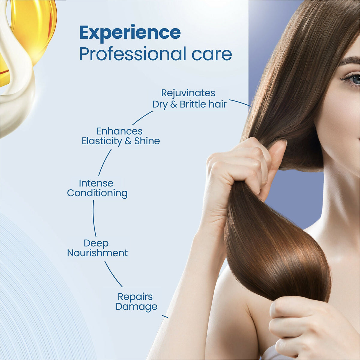 Image 2 of Yuthika Hair Mask For Dry, Frizzy & Damaged Hair|Premium Hair Mask For Women & Men