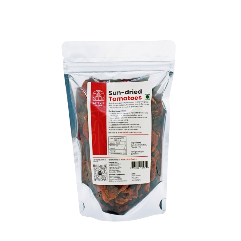 Image 12 of Sattvic Foods Sun-Dried Tomatoes | Indian Origin | 1% Olive Oil