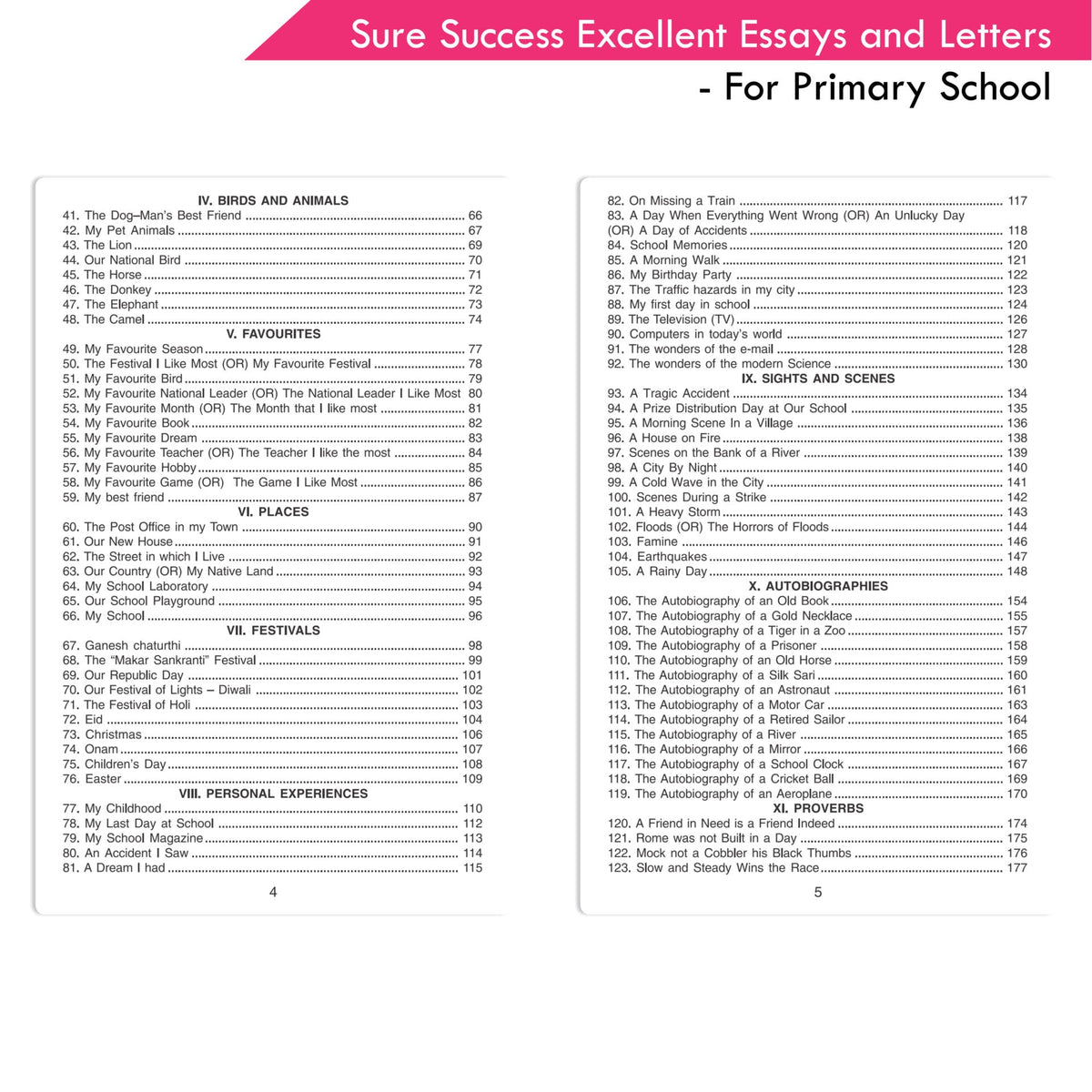 Image 3 of Prof. Bannerji's Sure Success Excellent Essays And Letters for Primary School | Age 7-15 years