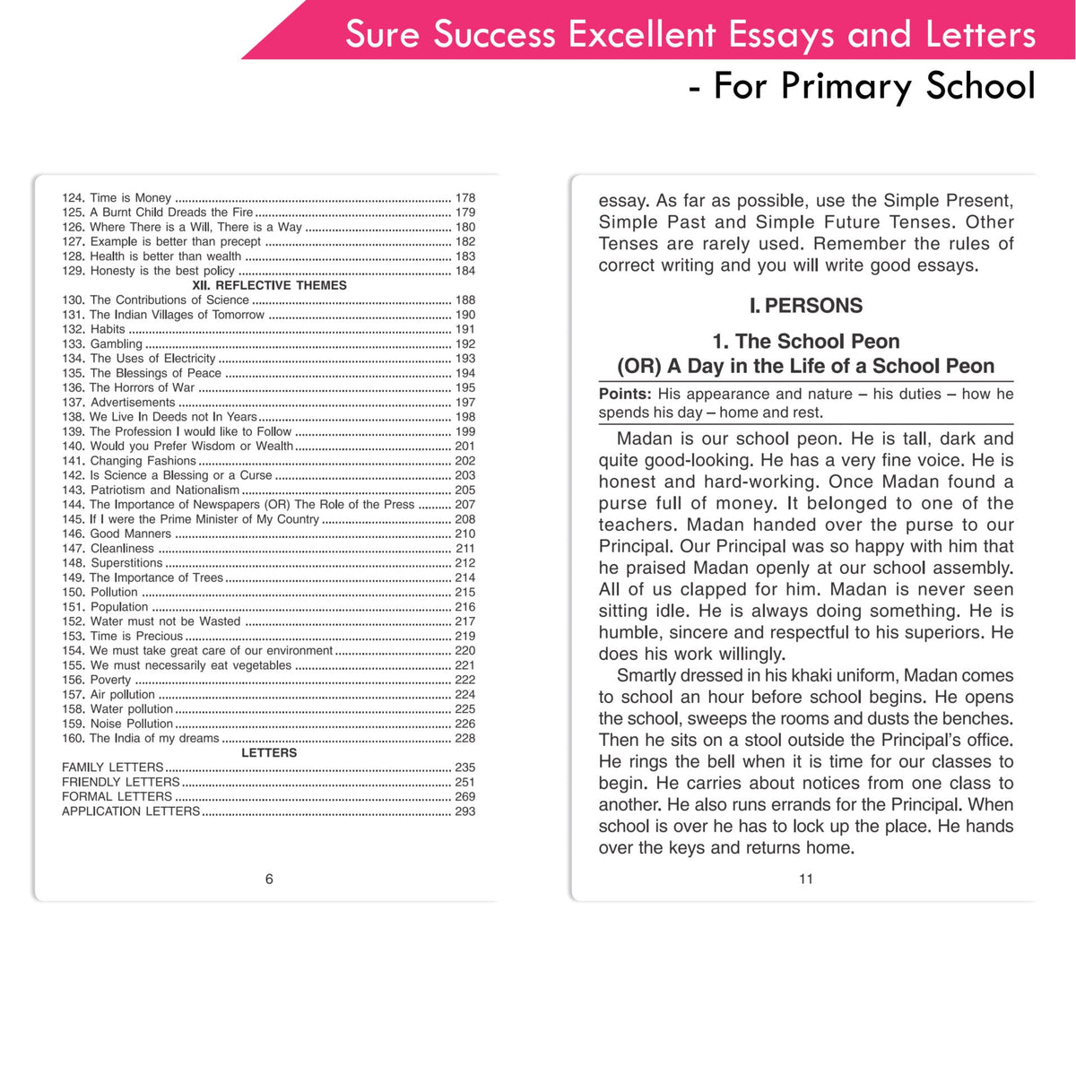 Image 4 of Prof. Bannerji's Sure Success Excellent Essays And Letters for Primary School | Age 7-15 years