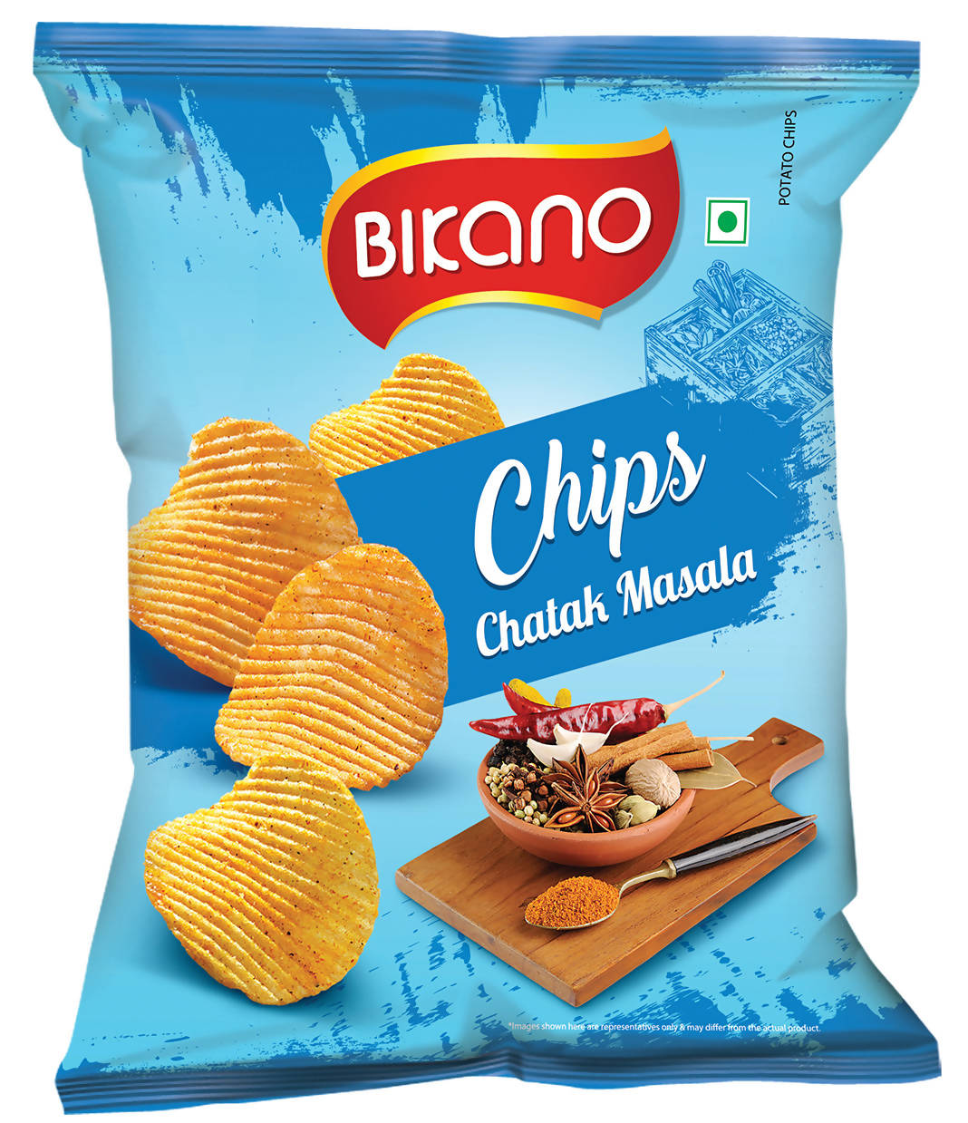 Image 1 of 48 gm / Pack of 1 for the product Bikano Chips Chatak Masala