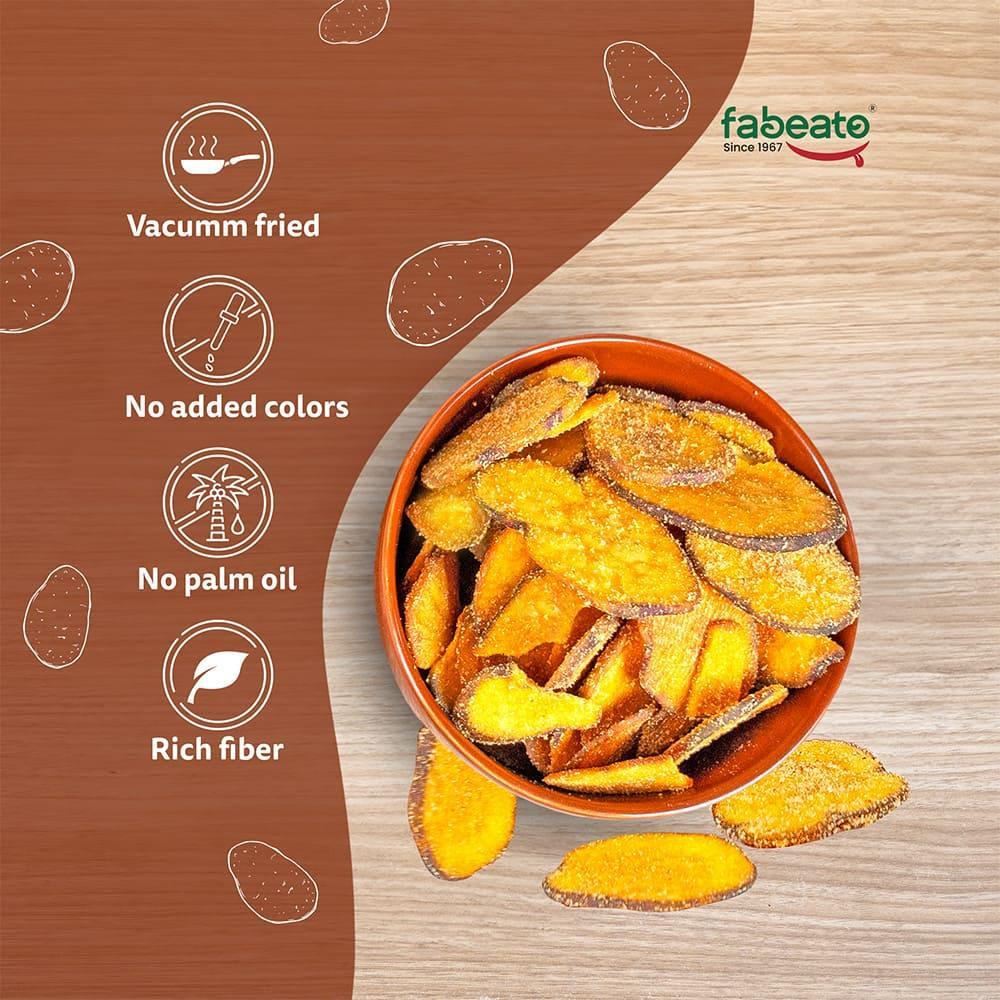Image 2 of Fabeato Smokey BBQ Sweet Potato Chips (40g)
