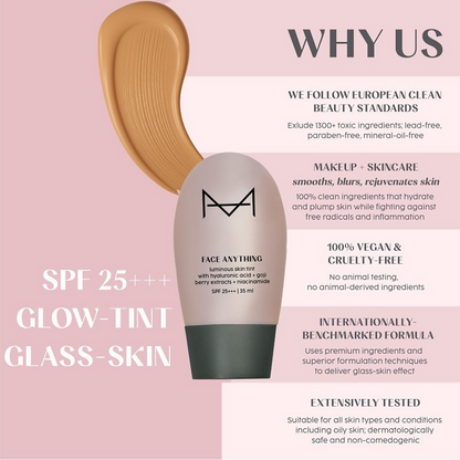 Image 2 of House Of Makeup Face Anything Luminous Skin Tint For Glass Skin - D10 Deep Skin Tone