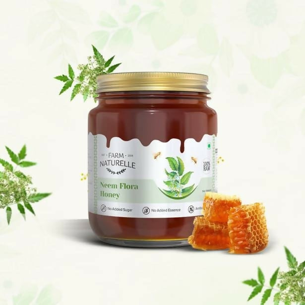 Image 2 of Farm Naturelle Neem Flora Honey – Pure, Raw & Natural Honey for Health