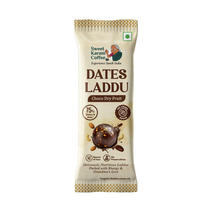 Image 1 of 45 gm for the product Sweet Karam Coffee Dates Laddu Pouch