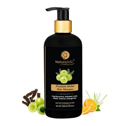 Image 1 of 300 ml / Pack of 1 for the product Prakruth Care Premium Herbal Low Porosity Shampoo